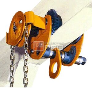 ขาแขวนรอก ยี่ห้อ REX รุ่น แบบมีโซ่ Geared Trolley