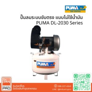 ปั๊มลมระบบขับตรง แบบไม่ใช้น้ำมัน PUMA DL-2030 Series